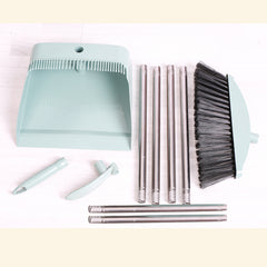 Household Broom And Dustpan Set Stainless Steel Handle Creative Dustpan