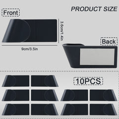 10pcs Wall Mounted Pot Lid Holders - Pan Cover Storage Organizer