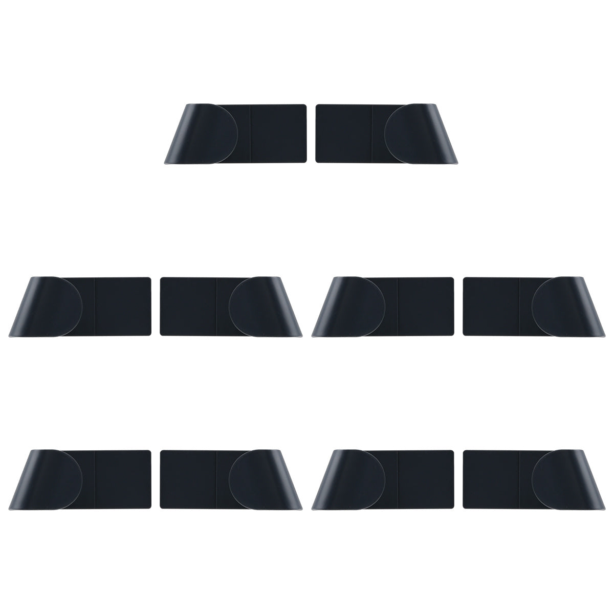 10pcs Wall Mounted Pot Lid Holders - Pan Cover Storage Organizer