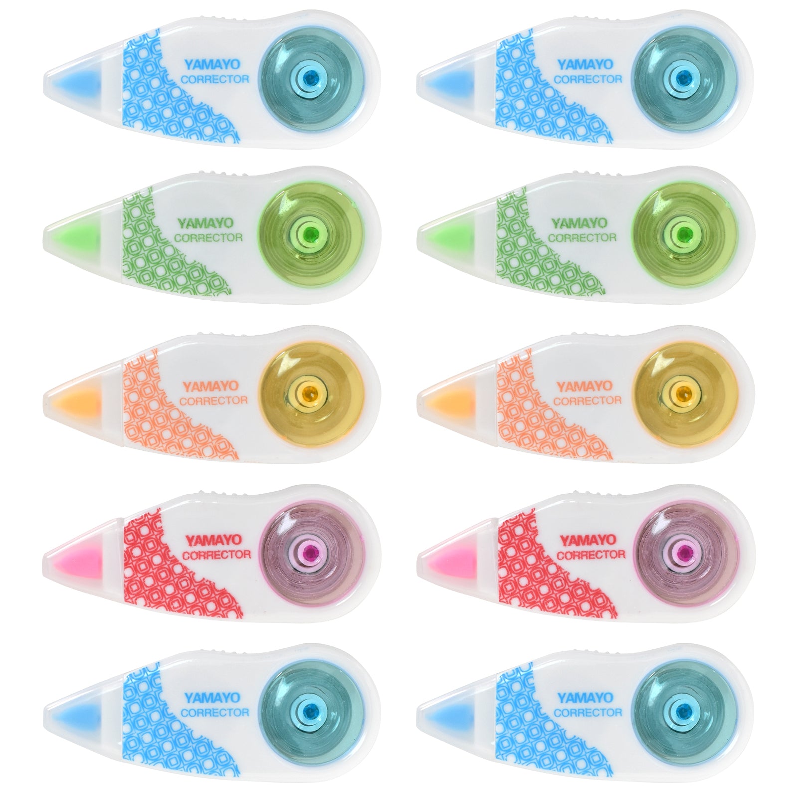 10pcs Correction Roller & Tape Set - Non-Toxic Out Tape