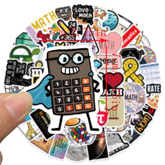 Funny Math Stickers for Teacher Adult Waterproof Vinyl Stickers