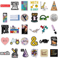 Funny Math Stickers for Teacher Adult Waterproof Vinyl Stickers