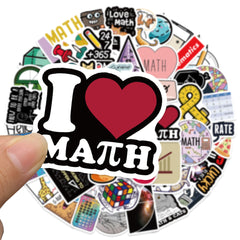 Funny Math Stickers for Teacher Adult Waterproof Vinyl Stickers
