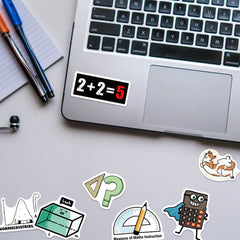 Funny Math Stickers for Teacher Adult Waterproof Vinyl Stickers