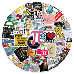 Funny Math Stickers for Teacher Adult Waterproof Vinyl Stickers