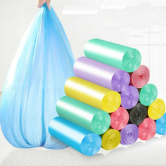 100pcs Durable Garbage Bags Disposable Flat Mouth Trash Bag