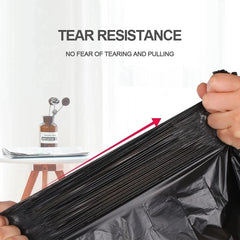 100pcs Durable Garbage Bags Disposable Flat Mouth Trash Bag