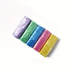 100pcs Durable Garbage Bags Disposable Flat Mouth Trash Bag