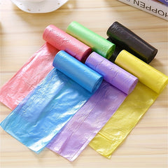 100pcs Durable Garbage Bags Disposable Flat Mouth Trash Bag