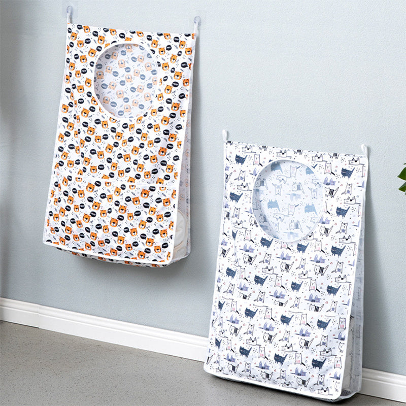 Hanging Laundry Storage Bag Clothes Toys Household Organizer