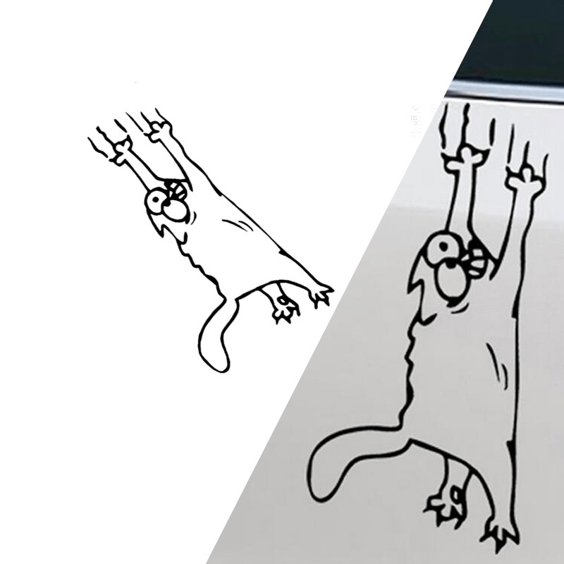 Car Sticker Cat Scratch Reflective Sticker