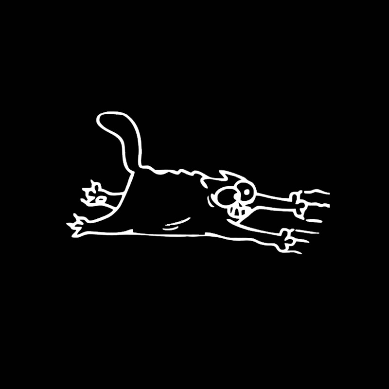 Car Sticker Cat Scratch Reflective Sticker