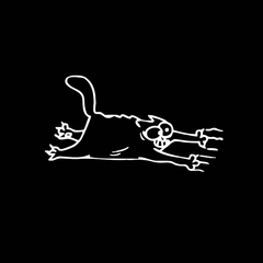 Car Sticker Cat Scratch Reflective Sticker