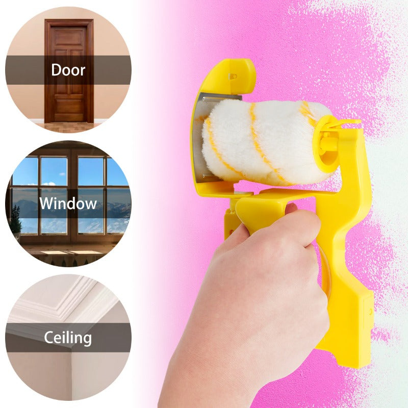 Clean Cut Paint Roller Brush - Home Room Wall Ceiling Window Painting