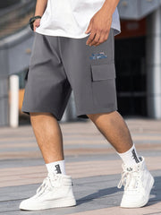 Men s Casual Printed Cargo Shorts for Summer Outdoor Activities