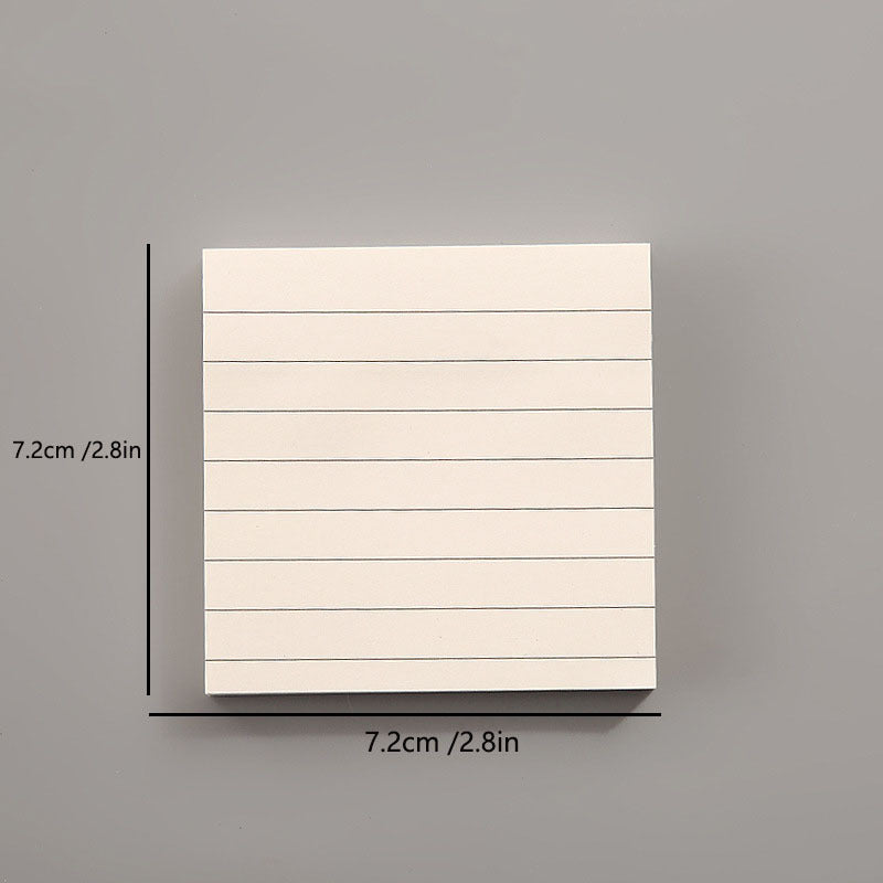3pcs Self Stick Notes 70 Sheets Eye Protection Paper Multiple Designs