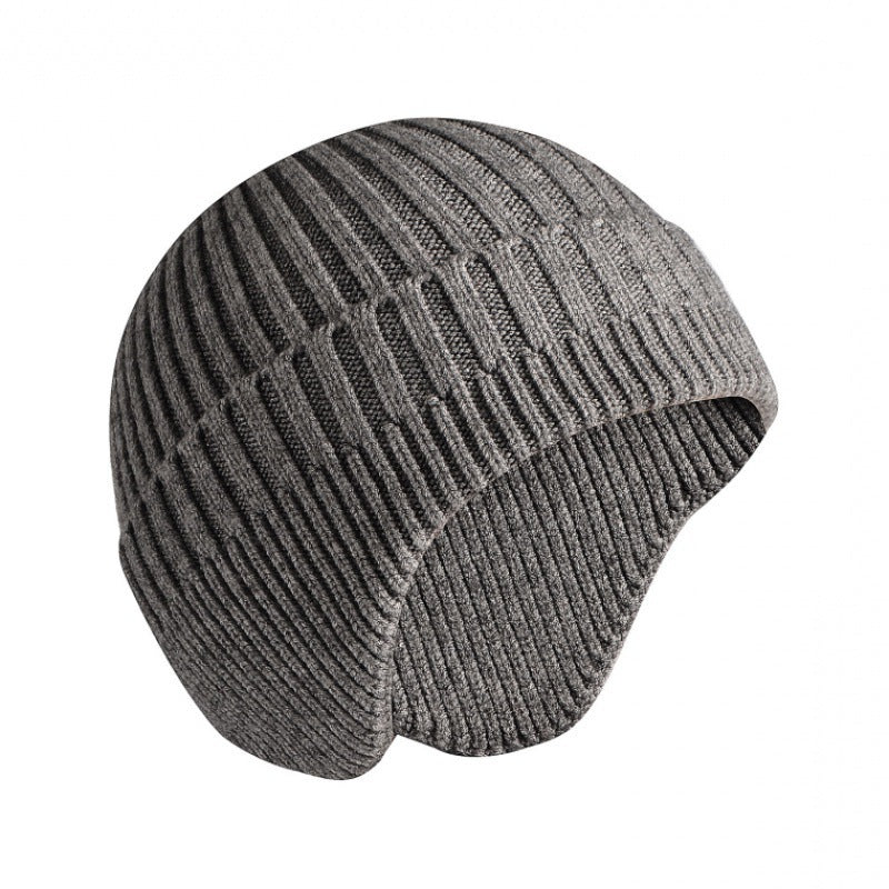 Thickened Warm Ear Protection Hat Woolen Knitted Hat