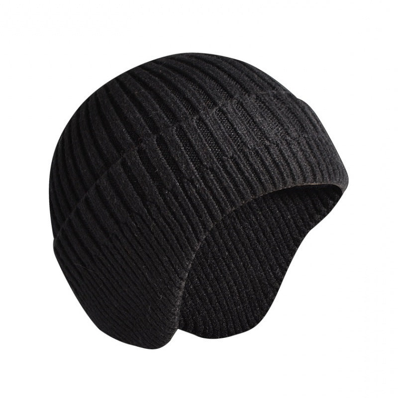 Thickened Warm Ear Protection Hat Woolen Knitted Hat