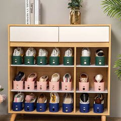 Adjustable Plastic Shoe Rack Double Layer Shoe Stacker
