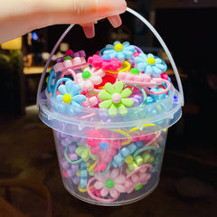 Flowers Bowknot Hair Ties Elastic Band Girls Hair Ornament