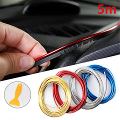 DIY Flexible Interior Moulding Trim Strips Car Accessories Decoration