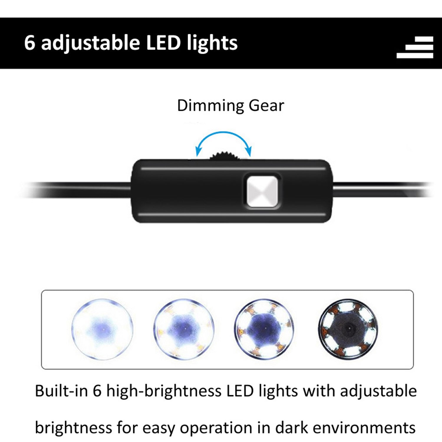 7mm Endoscope Camera 1.5m Lens Android Computer Type c USB