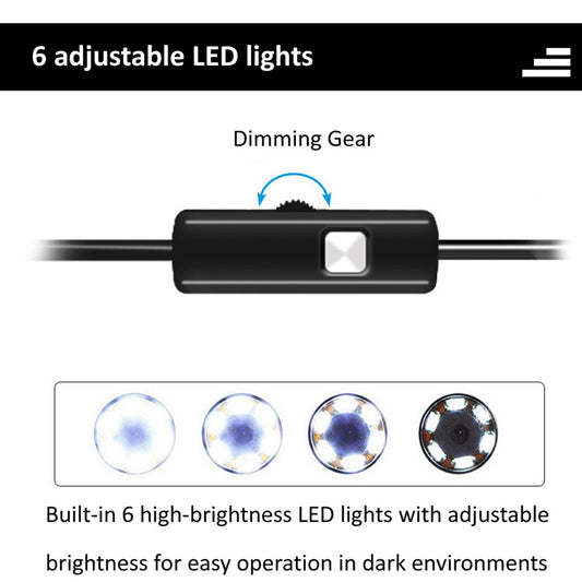 7mm Endoscope Camera 1.5m Lens Android Computer Type c USB