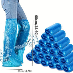 Waterproof Knee High Shoe Covers for Rainy Days