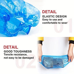 Waterproof Knee High Shoe Covers for Rainy Days