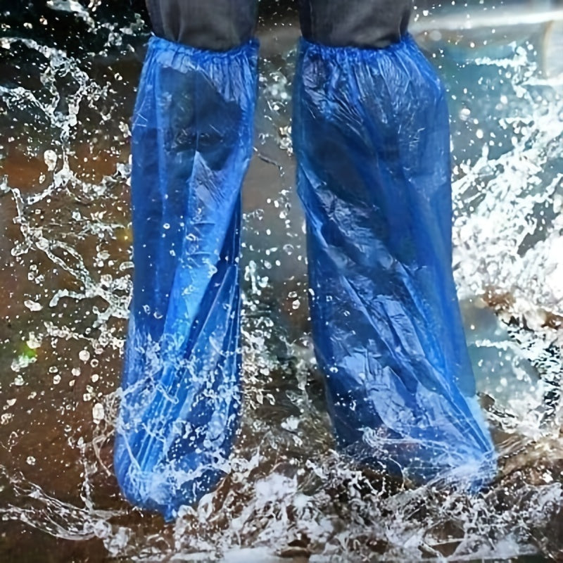 Waterproof Knee High Shoe Covers for Rainy Days