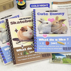American Coil Notebook Small Niche Spiral Durable Student Horizontal Line