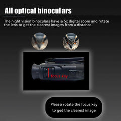 Night Vision Monocular Waterproof Video Recording Telescope