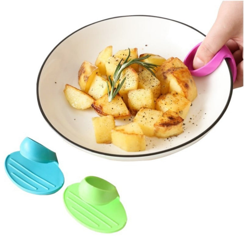 4pcs Silicone Oven Mitts Heat Insulated Hand Clip Kitchen Accessories