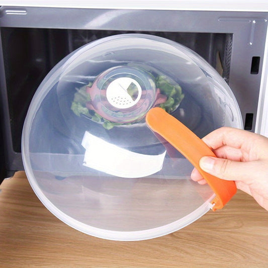 Plastic Microwave Plate Cover Transparent Splash Proof Food Cover