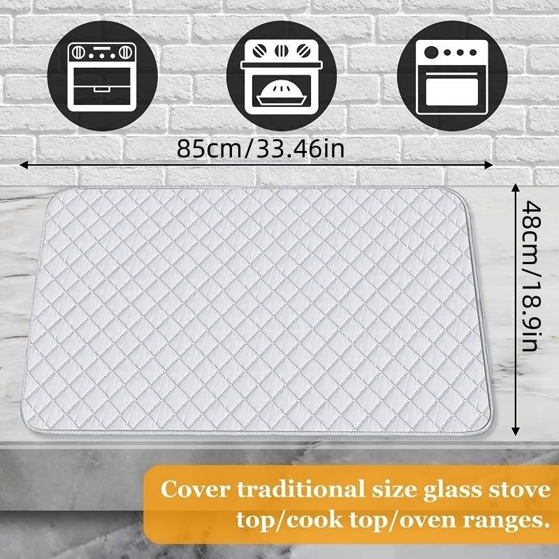 Quilted Stove Top Cover Glass Cooktop Protector