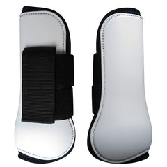 Front Legs Horse Leg Protectors PU Shell Elastic Cushioning Pad Hook And Loop
