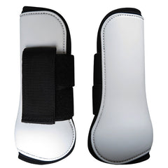 Front Legs Horse Leg Protectors PU Shell Elastic Cushioning Pad Hook And Loop