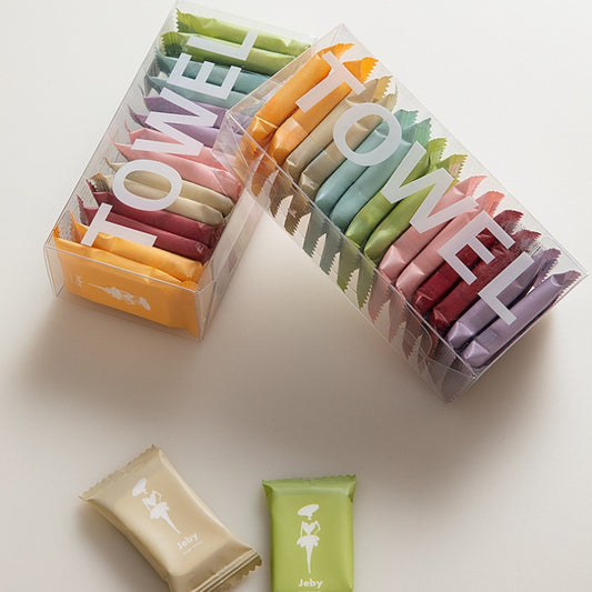14pcs Disposable Compressed Cotton Travel Towels