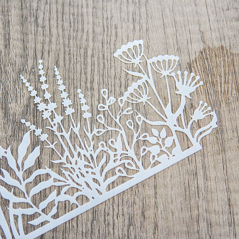 1pc Grass Bushes Plastic Templates DIY Scrapbooking Stencil
