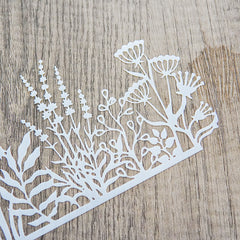 1pc Grass Bushes Plastic Templates DIY Scrapbooking Stencil