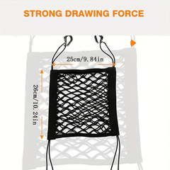 Motorcycle Helmet Storage Elastic Bungee Net with 4 Hooks
