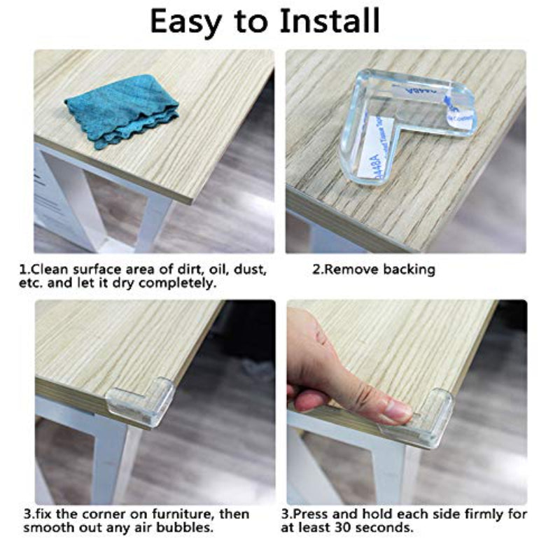 10pcs Baby Proofing Safety Corner Protectors for Furniture & Table Corners