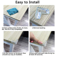 10pcs Baby Proofing Safety Corner Protectors for Furniture & Table Corners
