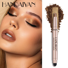 12 Colors Eyeshadow Stick Waterproof Shimmer Glitter Pearly Eyeshadow Pencil