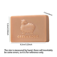 110g Beauty Honey Goat Milk Essential Soap for Cleansing Bath Makeup Remover