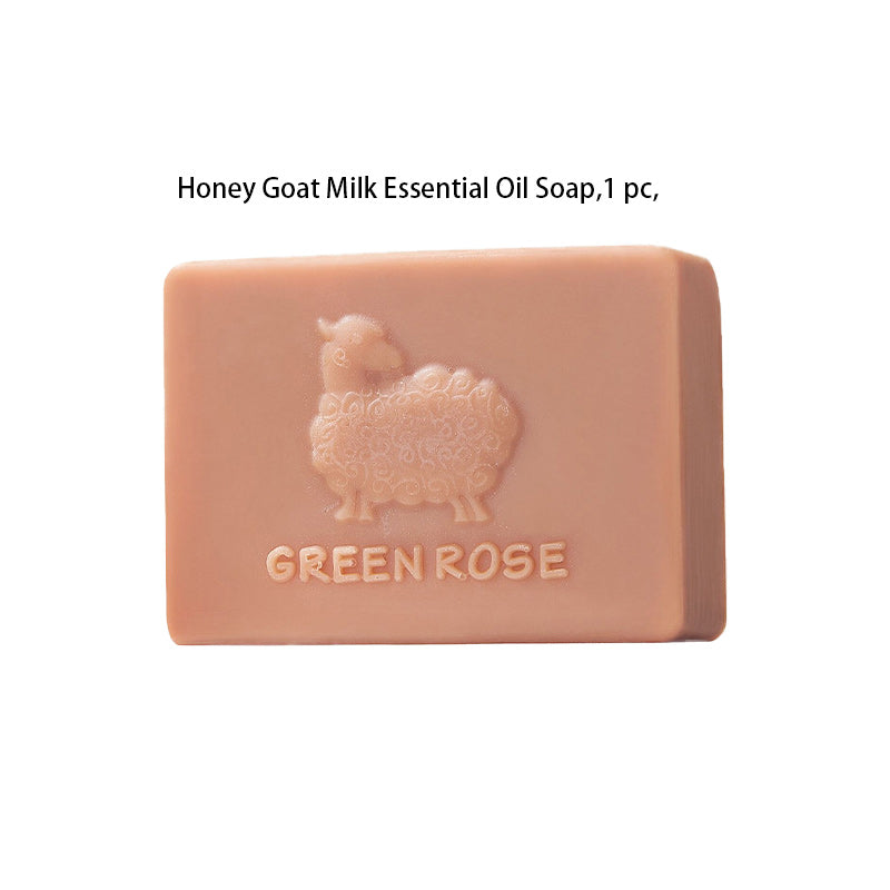 110g Beauty Honey Goat Milk Essential Soap for Cleansing Bath Makeup Remover