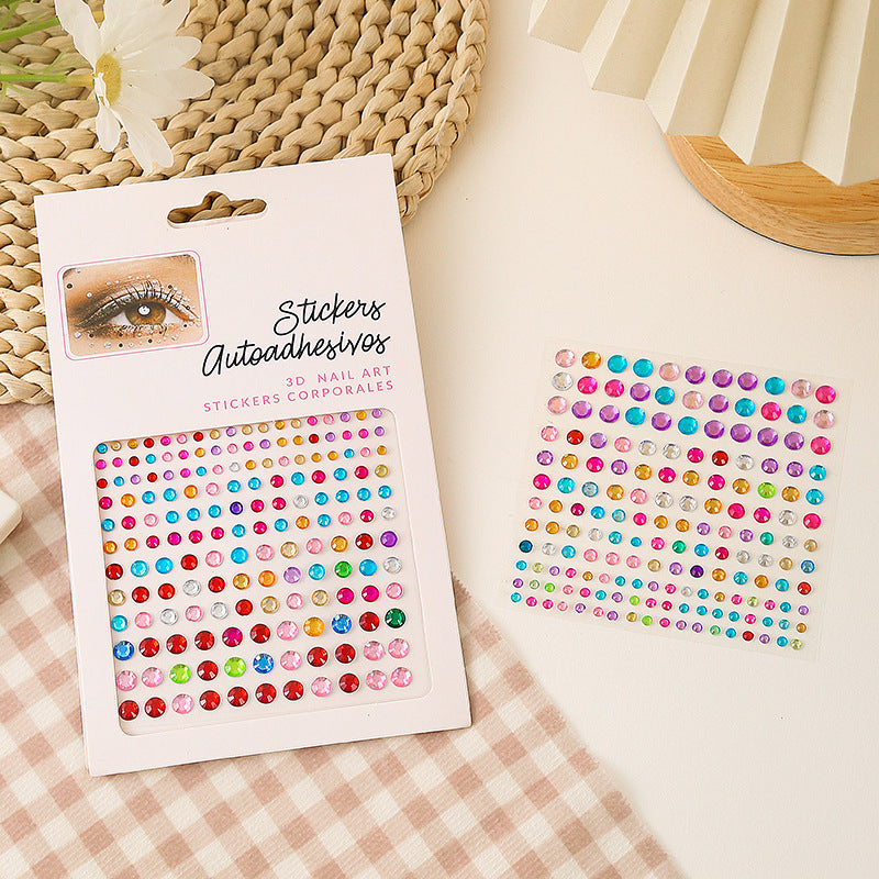 Face Gem Sticker DIY Makeup Decoration Crystal Sticker