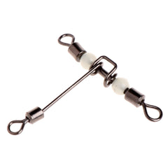 5pcs T Shape 3 Way Fishing Swivels with Luminous Beads