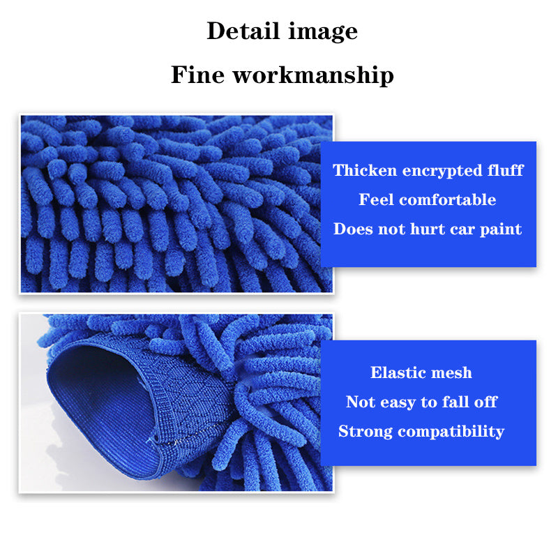 Microfiber Washable Car Washing Gloves Car Care Cleaning Gloves