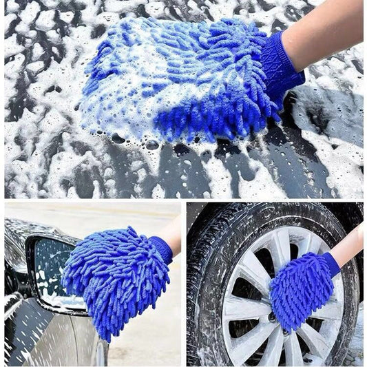 Microfiber Washable Car Washing Gloves Car Care Cleaning Gloves